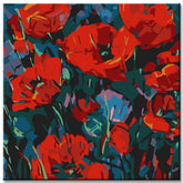Painting by Numbers Hot Red Corn Poppy